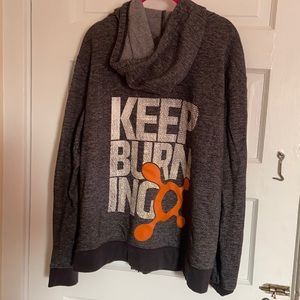 Orangetheory fitness zip up hoodie